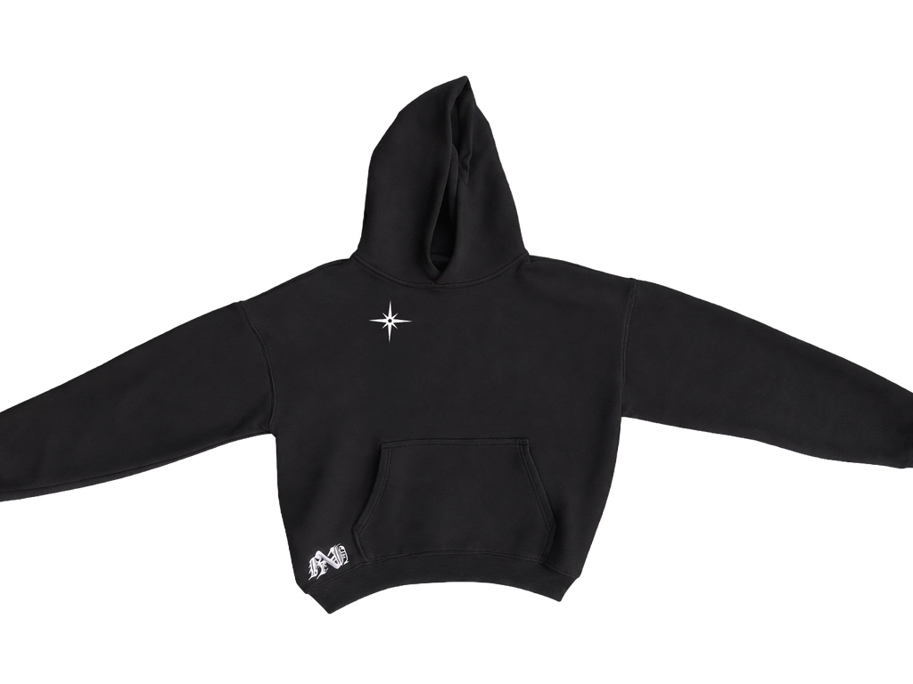 RXA MINIMAL 001 // BLACK HOODIE